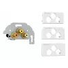 Aansluitdoos 3 x RCA Kindermann 7456000530