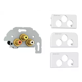 Aansluitdoos 3 x RCA Kindermann 7456000530