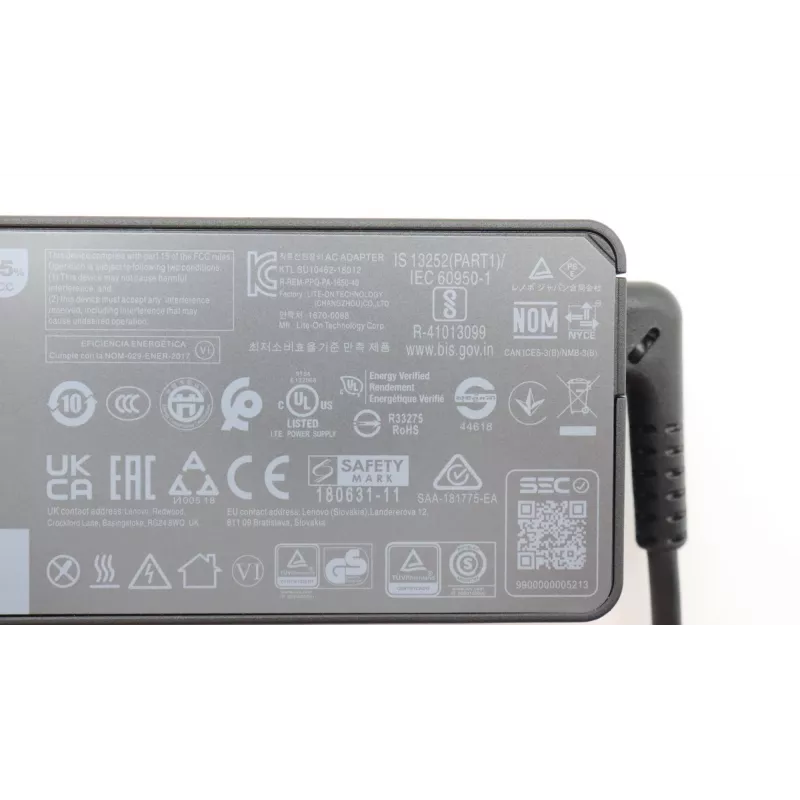 Lenovo 5A10W86252 voeding binnen 65 W zwart
