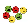 Bordmagneet Legamaster magnetisch symbool emoticon gesorteerd 50 mm 6 stuks