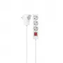 Hama 00223081 stroomverdeler 1,4 m 3 AC-uitgangen binnen wit