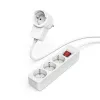 Hama 00223081 stroomverdeler 1,4 m 3 AC-uitgangen binnen wit