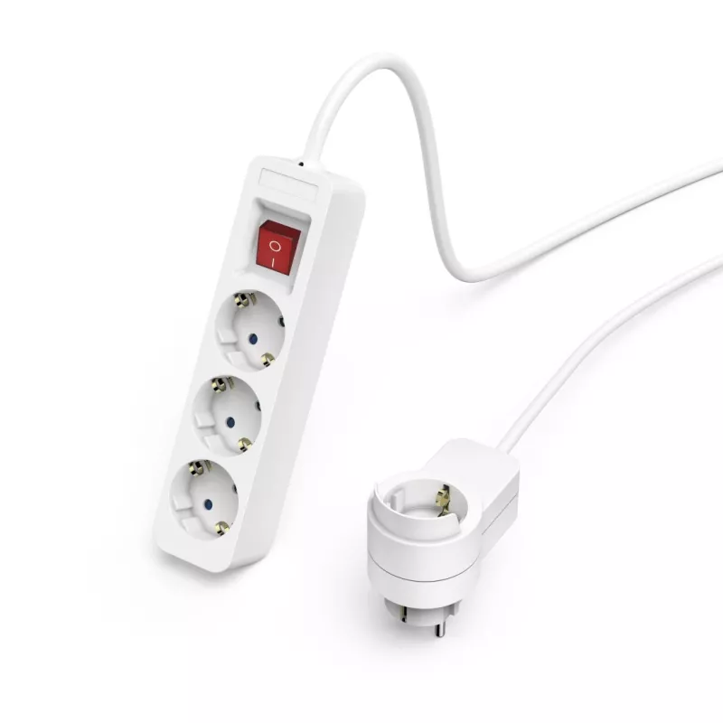 Hama 00223081 stroomverdeler 1,4 m 3 AC-uitgangen binnen wit