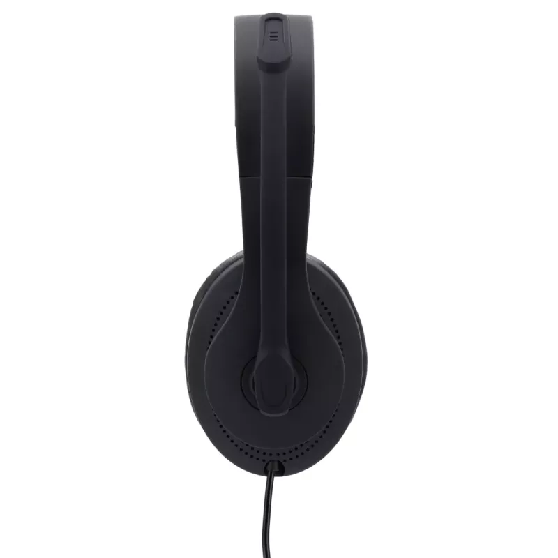 Hama HS-USB300 PC Office headset, bedraad, USB, zwart