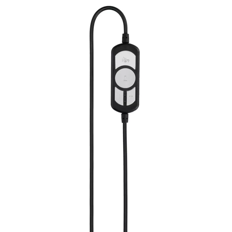 Hama HS-USB300 PC Office headset, bedraad, USB, zwart