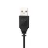 Hama HS-USB300 PC Office headset, bedraad, USB, zwart