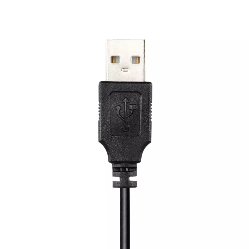 Hama HS-USB300 PC Office headset, bedraad, USB, zwart