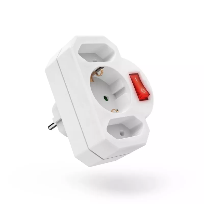 Hama 00223217 netstekker-adapter wit
