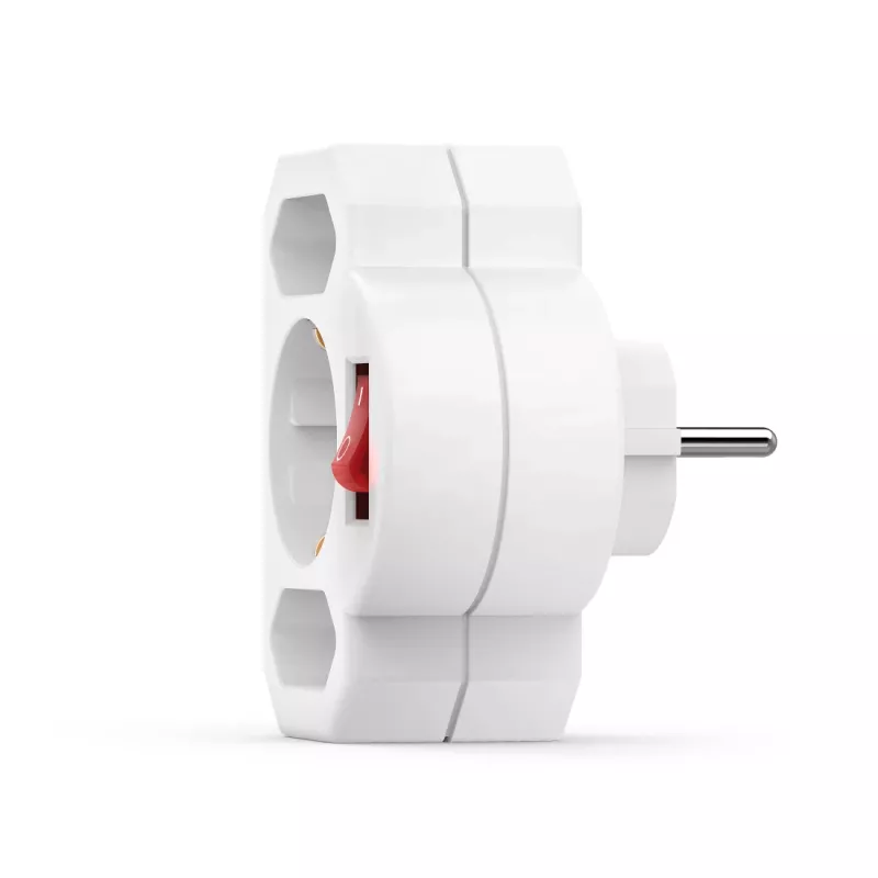 Hama 00223217 netstekker-adapter wit