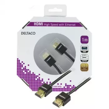 HDMI-kabel Deltaco HDMI-1091 1 m