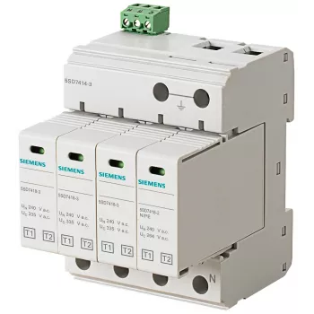 Siemens 5SD7414-3 Bliksemstroomafleider, T1/T2, 240/400 V