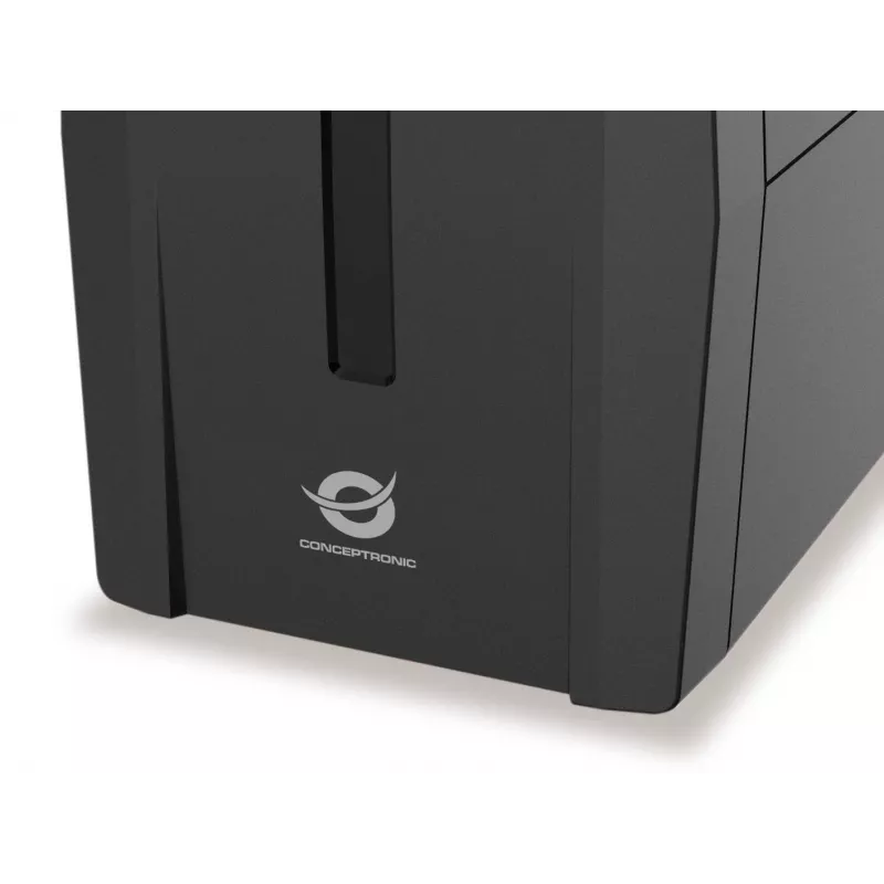 Conceptronic ZEUS02G 850VA 480W UPS, 2 UK-stopcontacten, HID-USB, RJ45 in/uit, AVR