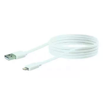 Lightning-kabel Schwaiger LKF200L532 2 m wit