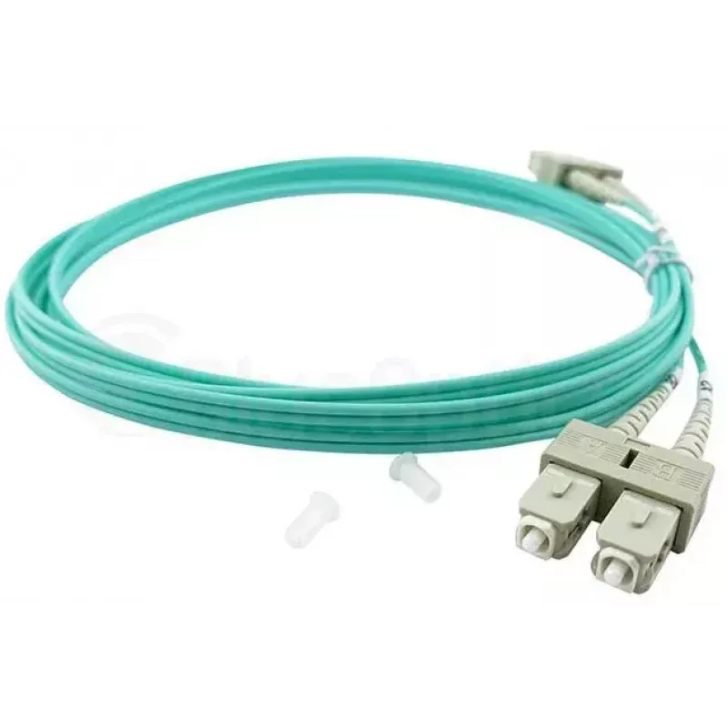 BlueOptics LC-SC multimode OM3 duplex glasvezel patchkabel, LC-UPC/SC-UPC, 3 m, beige (compatibel met Corning 055702T512000003M)