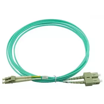 BlueOptics LC-SC multimode OM3 duplex glasvezel patchkabel, LC-UPC/SC-UPC, 3 m, beige (compatibel met Corning 055702T512000003M)
