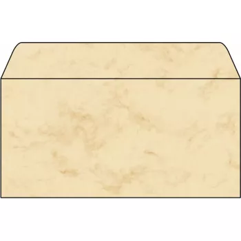 Sigel DP074 envelop DL (110 x 220 mm), beige, 90 g/m²