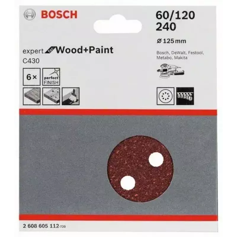 Schijf Bosch 2 608 605 112 6 stuks