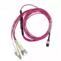 BlueOptics EMC CBL-MPO12-4LC-OM4-2M glasvezelkabel MPO 4x LC 2m
