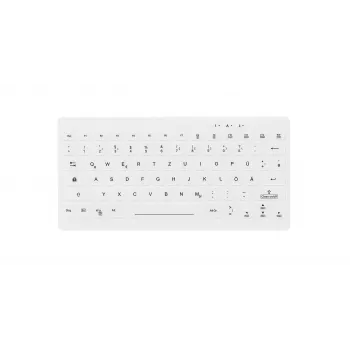 Contour Design Active Key Contour QuickClean Medical toetsenbord IP65 Mini Draadloos Wit DE C4112