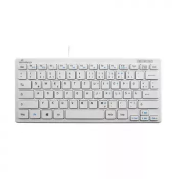 Toetsenbord MediaRange MROS113 Office USB QWERTZ Duits wit