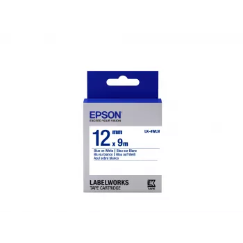 Epson labelcartridge Standard LK-4WLN blauw/wit 12mm (9m)