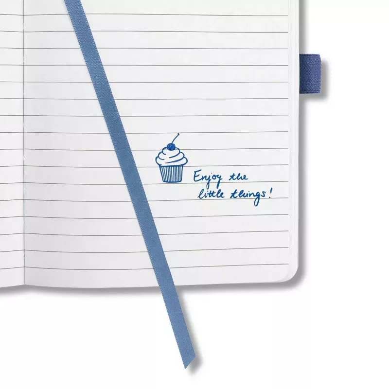 Notitieboek Sigel JN100 A6 174 blad blauw