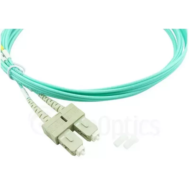 BlueOptics LC-SC multimode OM3 duplex glasvezel patchkabel, LC-UPC/SC-UPC, 5 m, beige (compatibel met Corning 055702K512000005M)