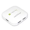 Techly USB 3.0 Super Speed hub 4 poorten wit IUSB3-HUB4-WH, USB 3.2 Gen 1 (3.1 Gen 1) Type-A, 5000 Mbit/s, wit, 0,8 m, CE, RoHS, USB 2.0 USB 1.1