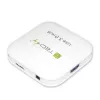 Techly USB 3.0 Super Speed hub 4 poorten wit IUSB3-HUB4-WH, USB 3.2 Gen 1 (3.1 Gen 1) Type-A, 5000 Mbit/s, wit, 0,8 m, CE, RoHS, USB 2.0 USB 1.1