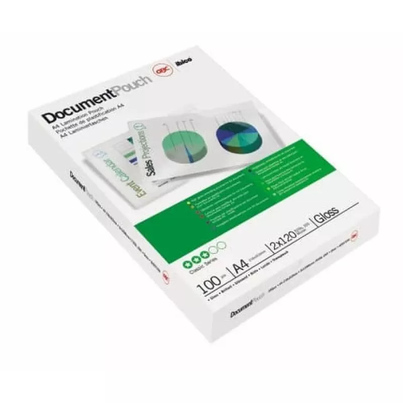 GBC lamineerfolie A4 80 micron, glanzend, transparant, A4, 0,08 mm, 100 stuks