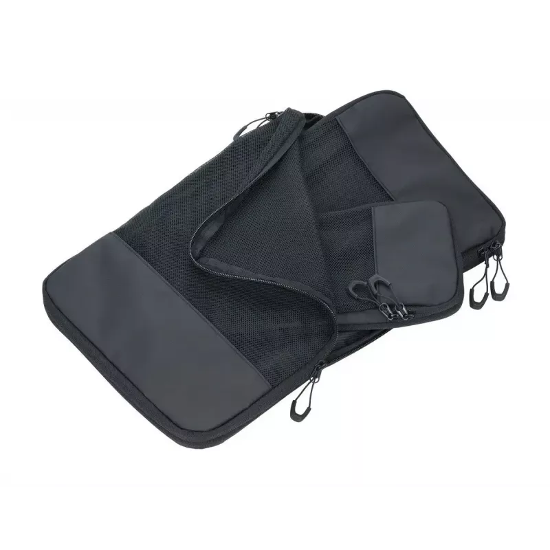 TROIKA Black Packing Cubes Compressiezakkenset, BBL56/BK