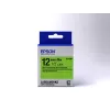 Epson labelcartridge Fluorescent LK-4GBF zwart/groen 12mm (9m)