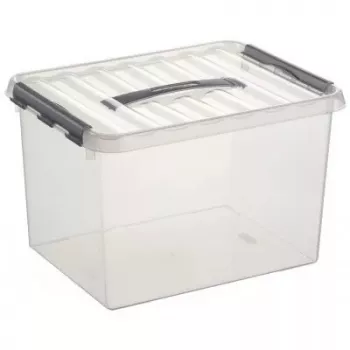 Opbergbox Sunware 78800609 rechthoekig kunststof transparant