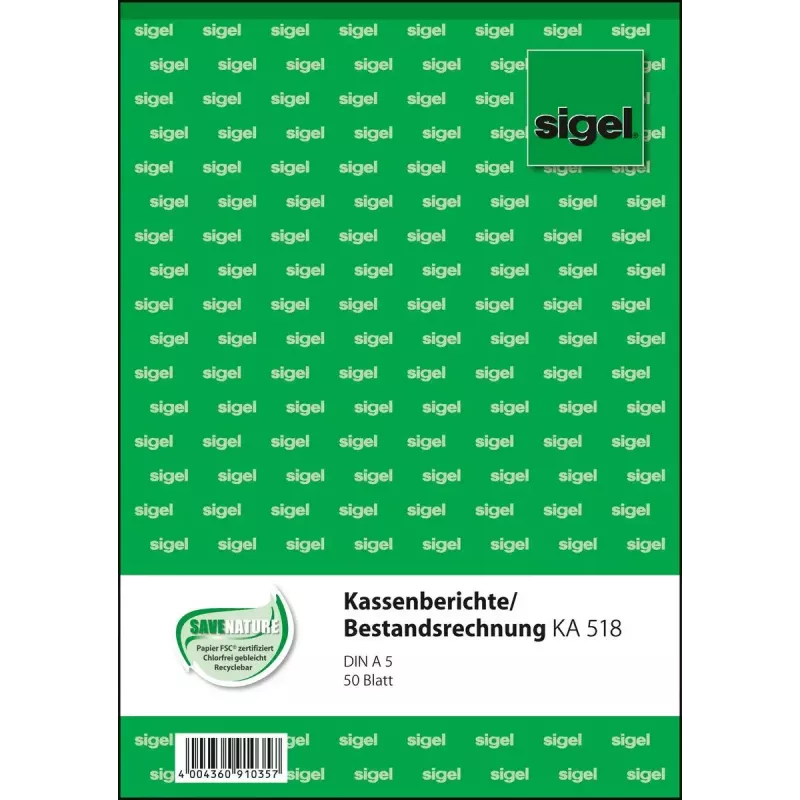 Bedrijfsformulier Sigel KA518