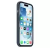 Siliconen hoesje Apple iPhone 15 MagSafe Storm Blue