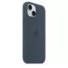 Siliconen hoesje Apple iPhone 15 MagSafe Storm Blue