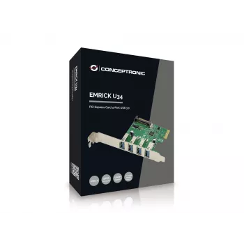 Conceptronic EMRICK02G interfacekaart/-adapter intern USB 3.2 Gen 1 (3.1 Gen 1)