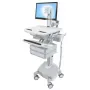 Multimediawagen Ergotron StyleView aluminium grijs wit