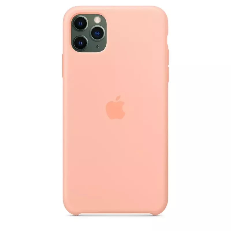 Siliconen hoes Apple iPhone 11 Pro Max Grapefruit cover