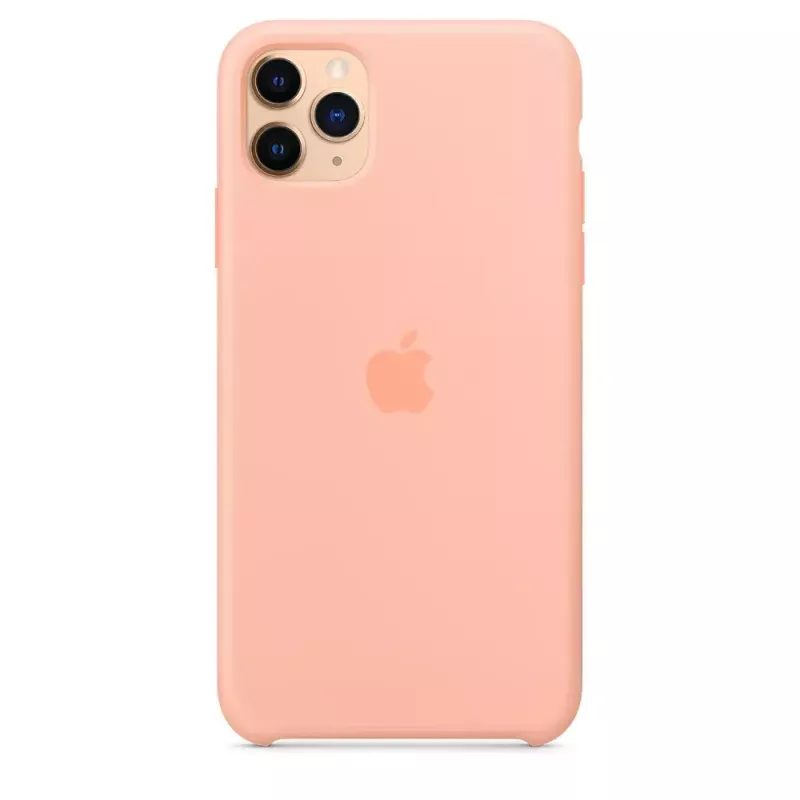 Siliconen hoes Apple iPhone 11 Pro Max Grapefruit cover