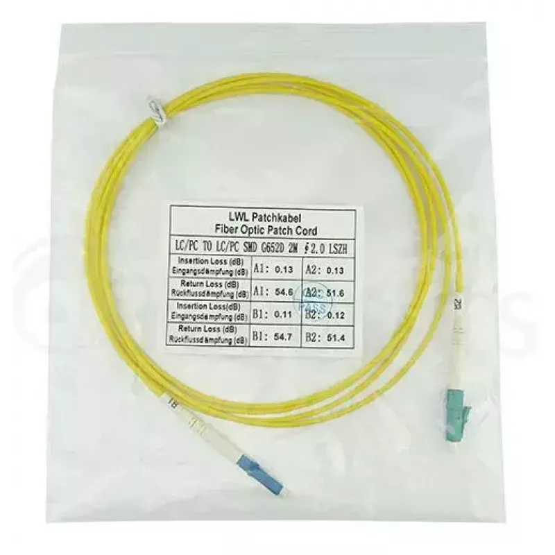 BlueOptics SFP2121BU3MS InfiniBand glasvezelkabel 3 m LC geel