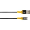 USB-kabel Schwaiger WKUM10 511 1,2 m USB-A Micro-USB B zwart geel