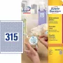 Zelfklevend etiket rond Avery L6019REV-25