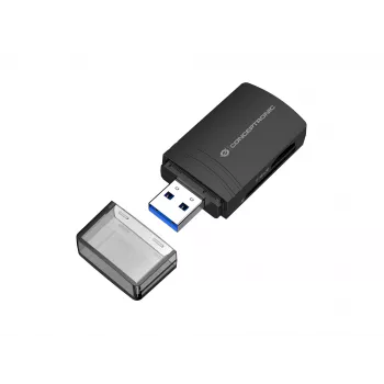 Conceptronic BIAN06B SD TF/MicroSD 4.0 kaartlezer, UHS-II, USB 3.0, 5 Gbit/s
