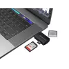 Conceptronic BIAN06B SD TF/MicroSD 4.0 kaartlezer, UHS-II, USB 3.0, 5 Gbit/s