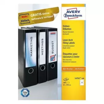 Zelfklevend etiket Avery L4761-100 afgeronde rechthoek