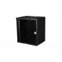 Equip Eco Mount 19' kast, 12U, 540X400MM, RAL9005 zwart