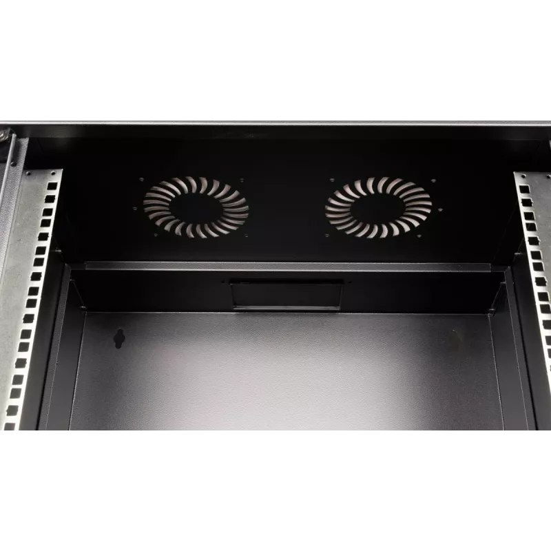 Equip Eco Mount 19' kast, 12U, 540X400MM, RAL9005 zwart