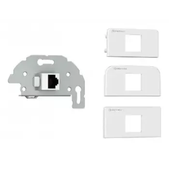 Aansluitdoos RJ-45 Kindermann 7456000523 grijs wit