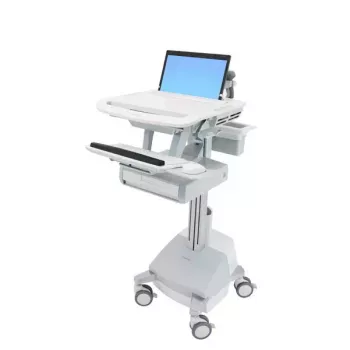 Multimedia-wagen Ergotron StyleView aluminium grijs wit
